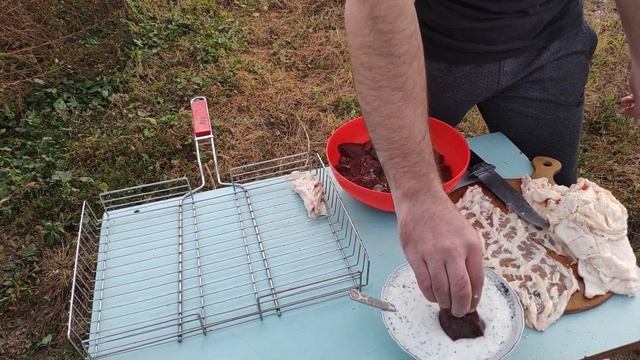 ЖАУ БАУР - Балкарский шашлык из печени. Кавказская кухня. ENG SUB смотреть онлайн