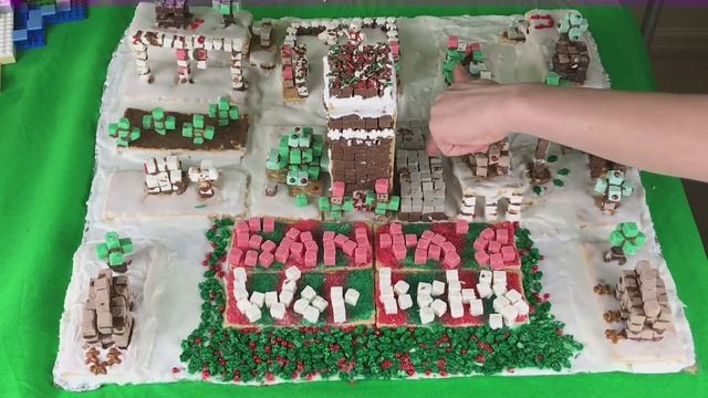 Minecraft Gingerbread Village смотреть онлайн