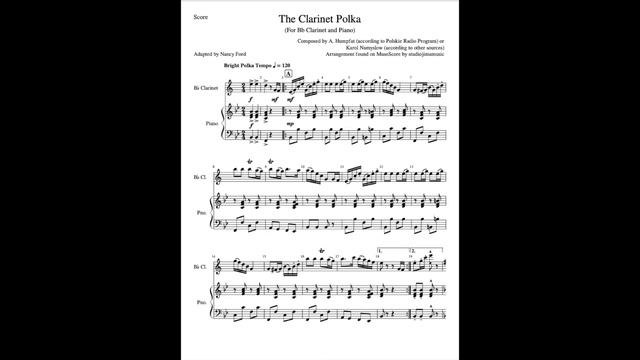 The Clarinet Polka - V1 (Clarinet and Piano) смотреть онлайн