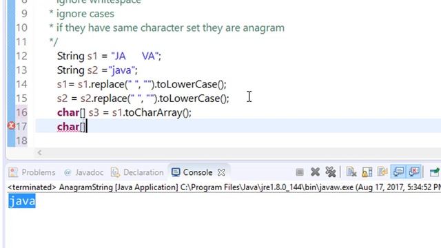46 Anagram string in java смотреть онлайн
