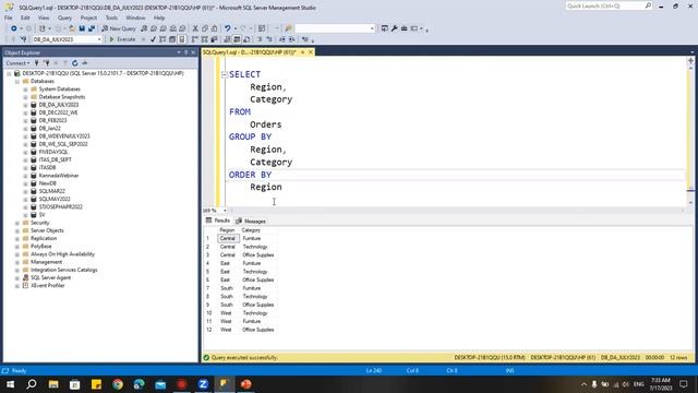 DATA ANALYTICS WITH CAREER GUIDANCE - SQL SERVER - DAY 04 - ORDER BY, GROUP BY смотреть онлайн