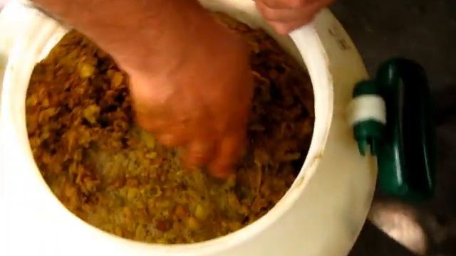Отжимаем СУСЛО от МЕЗГИ из винограда АНАНАСНЫЙ + 8. Добавили сахар и воду. смотреть онлайн