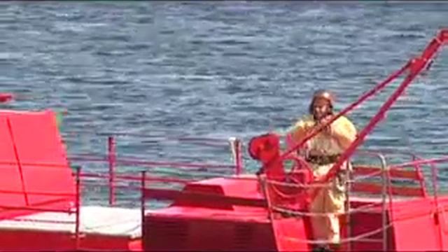 Пожарный катер Волгограда "Гаситель" смотреть онлайн