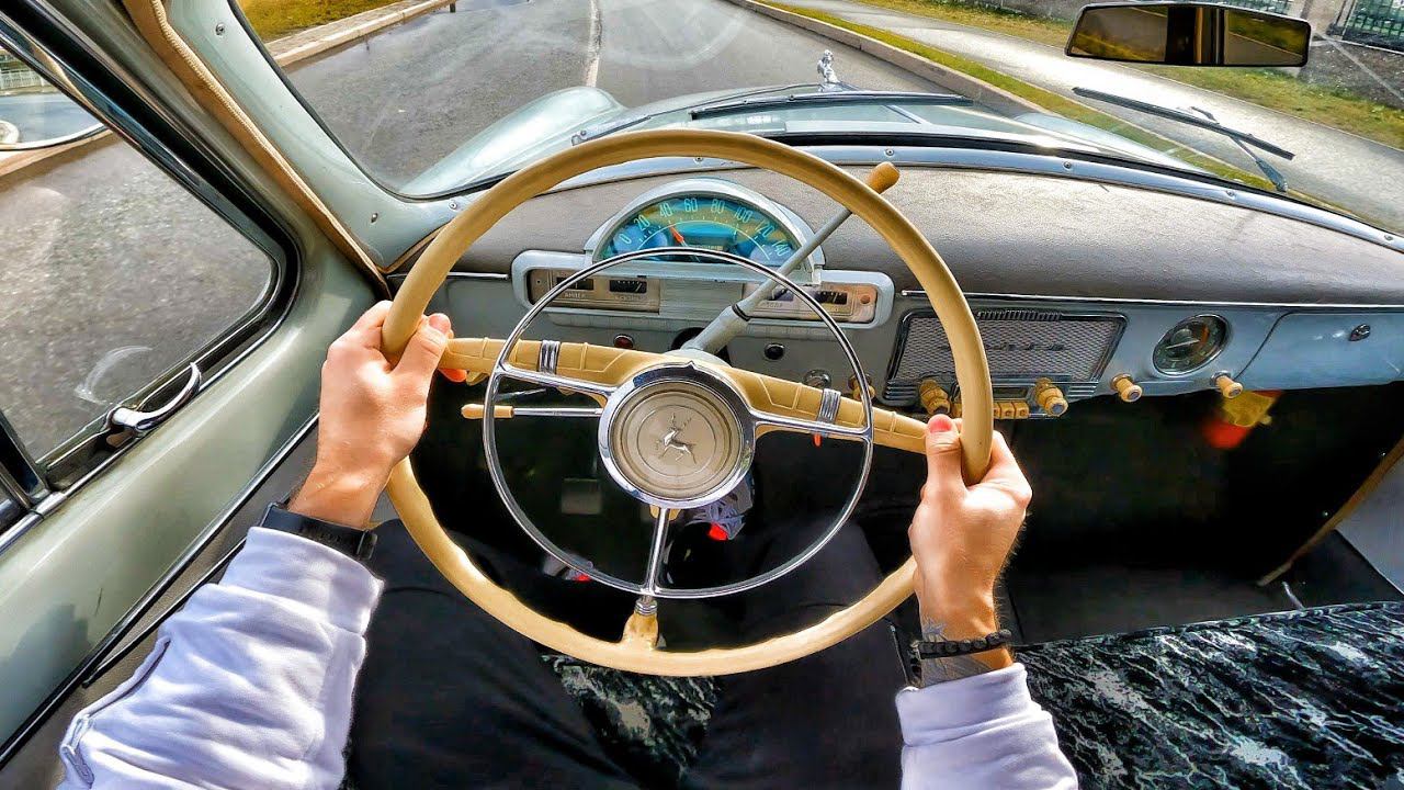 1961 GAZ-21 Volga 2.5 MT - POV TEST DRIVE смотреть онлайн