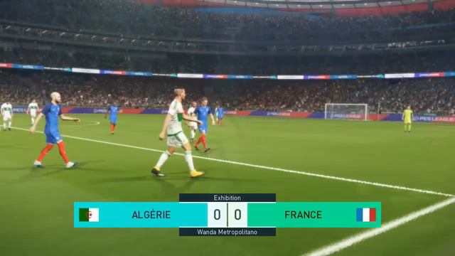 Algérie vs France PES 2018 Difficulté Superstar Gameplay PC смотреть онлайн