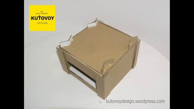 HOUSE Assembly. Corrugated cardboard house H1 and H2 (Haus versammlung/Домик сборка) смотреть онлайн