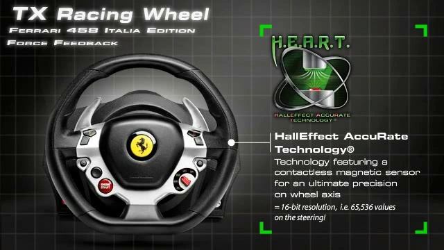 TX RACING WHEEL FERRARI 458 ITALIA - HEART TECHNOLOGY UNVEILED - TEASER 5 смотреть онлайн