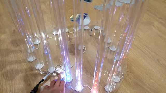 Подсвечник сердце с подсветкой RGB смотреть онлайн