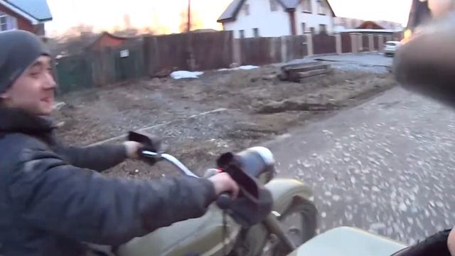 Покатушка Крутим пятаки Меняю тросик сцепления.. смотреть онлайн