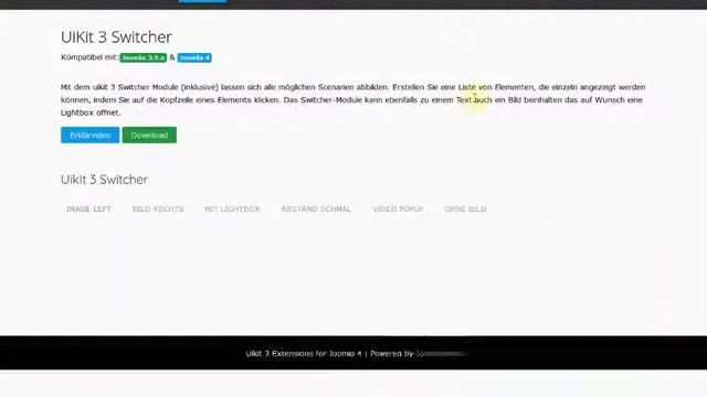 Uikit 3 Switcher Module смотреть онлайн