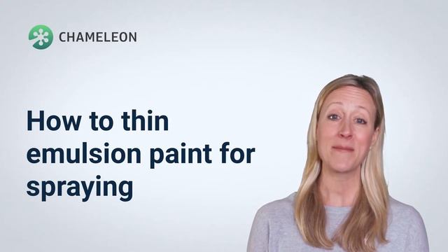 How to thin emulsion paint for spraying смотреть онлайн