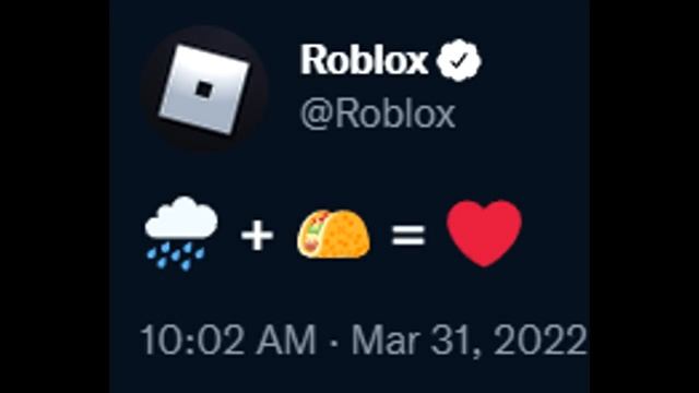 ROBLOX brought back IT'S RAINING TACOS смотреть онлайн