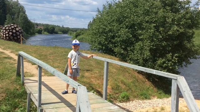 Прогулка по «Арт-усадьбе Веретьево». Путешествие в сказку. #артверетьево #отдых #природа смотреть онлайн