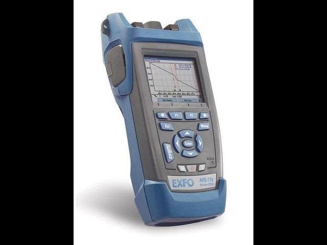 Обзор и практика работы с рефлектометром EXFO AXS-110
