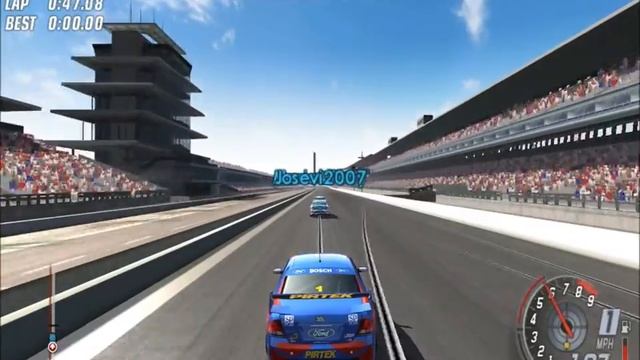 Toca Race Driver 3 - Slot Cars - Indianapolis - PC Gameplay - On line Racing смотреть онлайн
