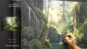 "Heavenly place" Acrylic painting. Artist - Viktor Yushkevich. #132