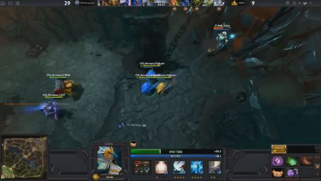 Dota 2 - World's very first Dota 2 rampage! / Первый в мире rampage в Dota 2 смотреть онлайн
