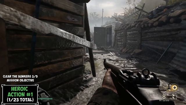 Call of Duty WW2 All Collectibles D-Day Mission (Mementos / Heroic Actions) смотреть онлайн