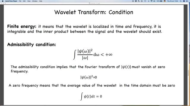Lecture 1.9 Wavelet Transform смотреть онлайн
