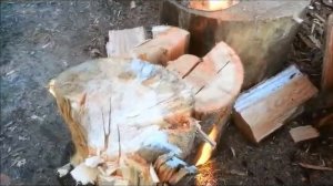 Как колоть дрова топором