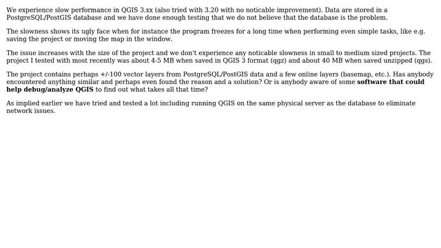 GIS: QGIS slow performance with PostgreSQL/PostGIS смотреть онлайн