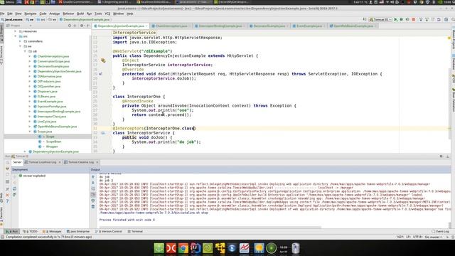 Java EE 56: CDI 13: Interceptors chain смотреть онлайн