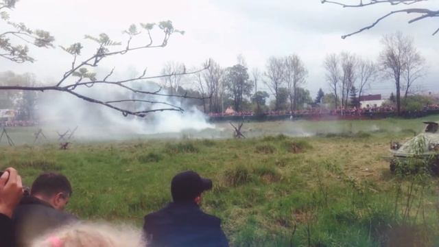 Реконструкция, Пятый форт, Калининград 2014. смотреть онлайн
