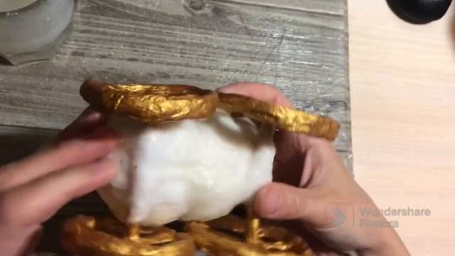 Ватная ёлочная игрушка Карета-тыква, пошаговый мастер-класс смотреть онлайн