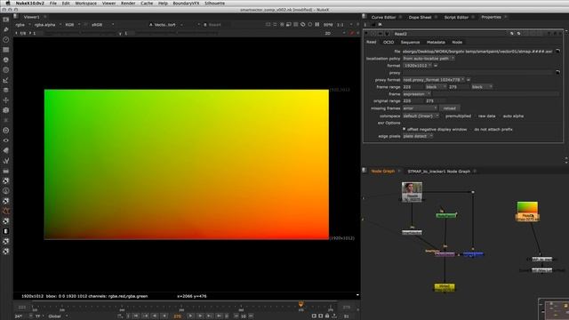 Extracting Trackers from Nuke 10 SmartVector (English version) смотреть онлайн