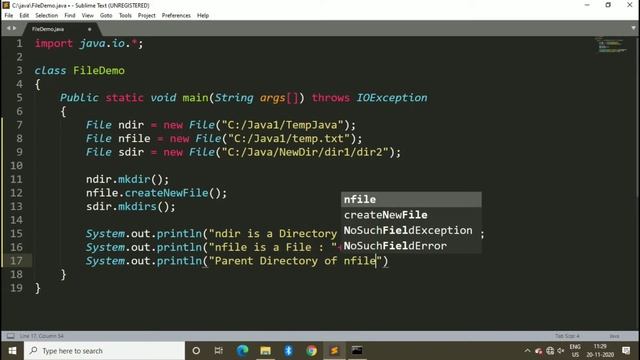 Java Create directory смотреть онлайн