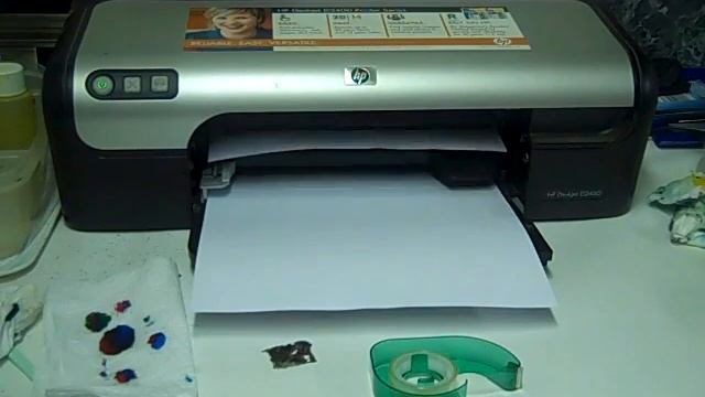 Printing a Test Page - HP Deskjet D2460 - HP Printer Support смотреть онлайн