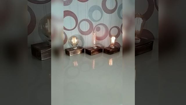 Дизайнерский настольный светильник "Лампа Эдисона" смотреть онлайн