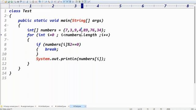CORE JAVA ASSIGNMENTS || Assignment 12 || Break vs continue || MR. RATAN JI || 7330886699 смотреть онлайн
