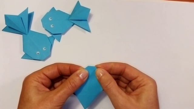 DIY Paper Origami Fish/ Paper Craft for Kids /Оригами рыбка из бумаги смотреть онлайн