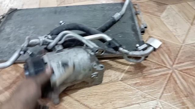 Nissan Teana AC compressor change infection voll end condenser#MsBalochac channel смотреть онлайн