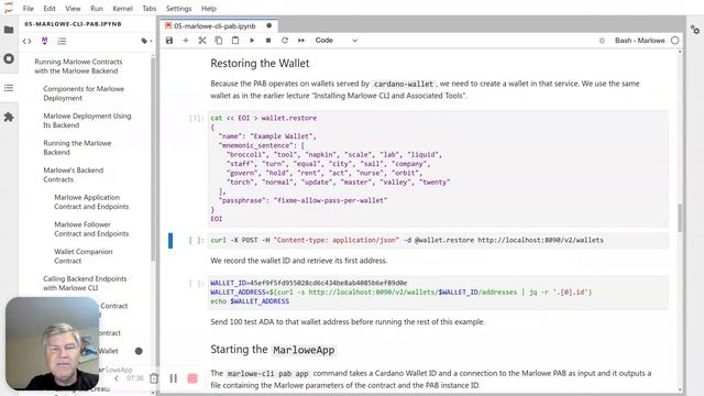 5. Running Marlowe Contracts with the Marlowe Backend [optional] смотреть онлайн