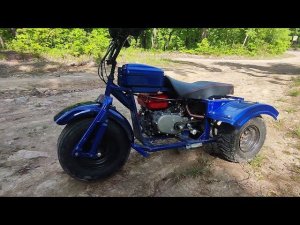 МИНИ Трицикл  для рыбалки своими руками