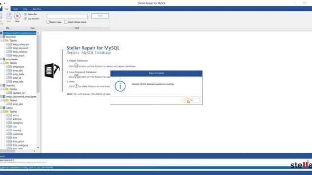 Comment réparer une base de données MySQL abîmée à l'aide de Stellar Repair for MySQL? смотреть онлайн