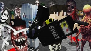 Все монстры ТРЕВОРА ХЕНДЕРСОНА в заброшенной больнице в МАЙНКРАФТ ! Девушка ПРО И НУБ БИТВА