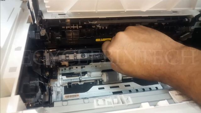 How to clear Paper jam on Laserjet Pro MFP M227 sdn || jam in output bin open top cover and release смотреть онлайн