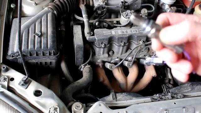 Шевроле Ланос  Замена датчика кислорода, заднего хода