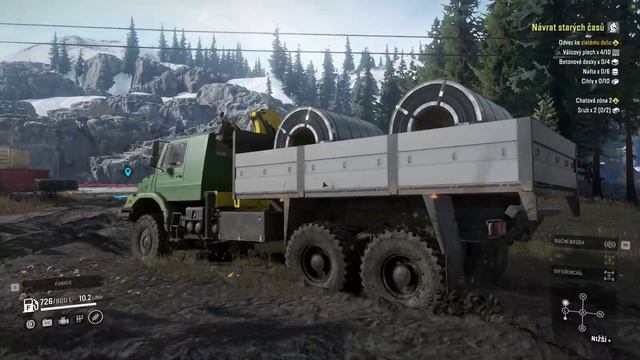 SnowRunner Mercedes-Benz Zetros смотреть онлайн