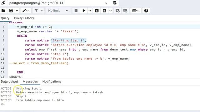 PostgreSQL Execute Multiple SQL Statement and Debug Proc and Function Manually in Hindi #VD24 смотреть онлайн