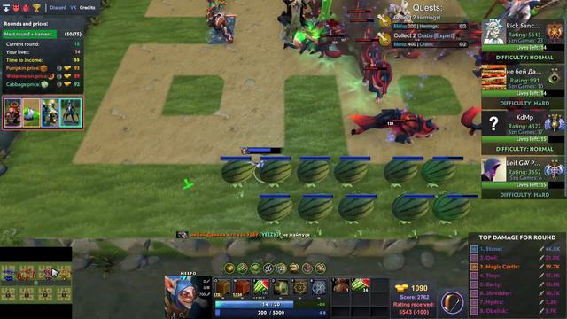 Stream аналитика расстановок в Random Farm TD Dota 2 смотреть онлайн