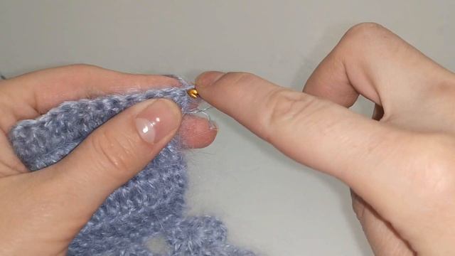 Шарфик крючком 