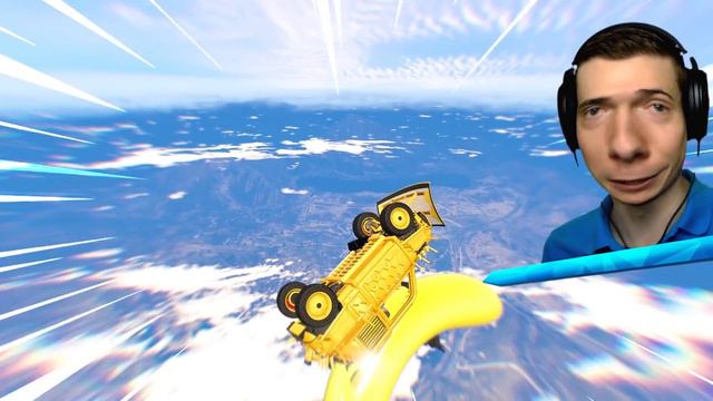 Jumping GIANT KING KONG CARS Across GTA 5 смотреть онлайн