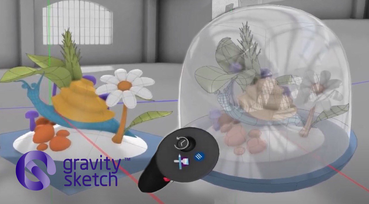 Gravity Sketch VR Улитка - Туториал смотреть онлайн