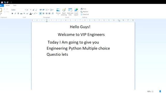 Engineering Python 1 st year Multiple Choice Question By VIP Engineer's смотреть онлайн