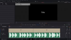 Как заставить текст DaVinci Resolve , двигаться под ритм музыки.
