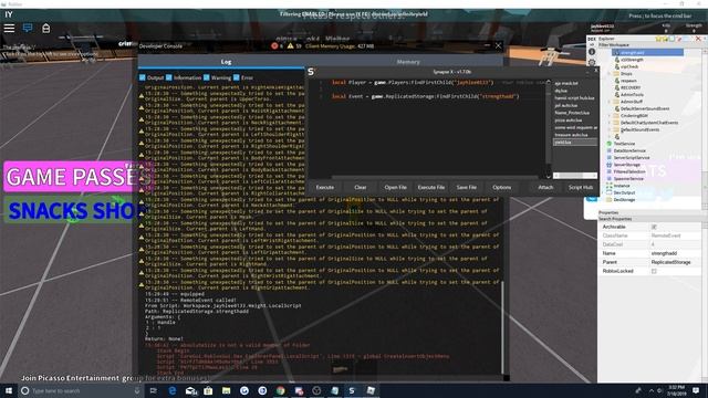HOW TO HACK ROBLOX GAMES 2019 WORKING NOT PATCHED смотреть онлайн